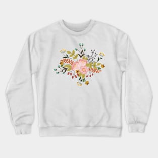 Woodland Flowers - Purple Crewneck Sweatshirt